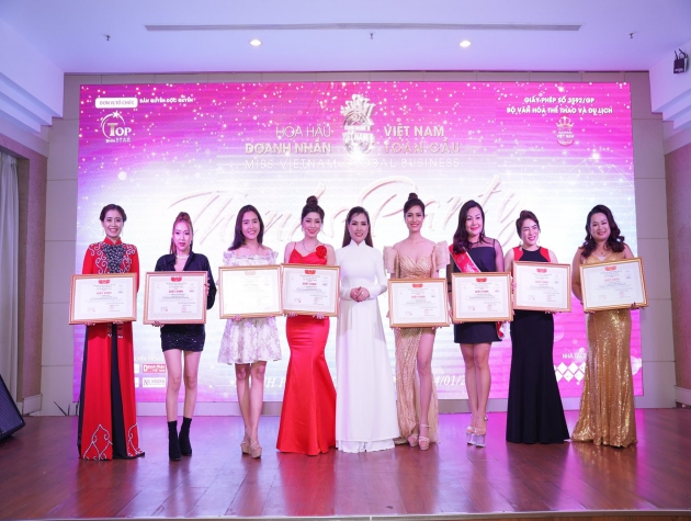 Miss gương mặt đẹp Nguyễn Thị Đức Hiệu tại Thanks Party Hoa hậu Doanh nhân Việt Nam Toàn cầu 2020